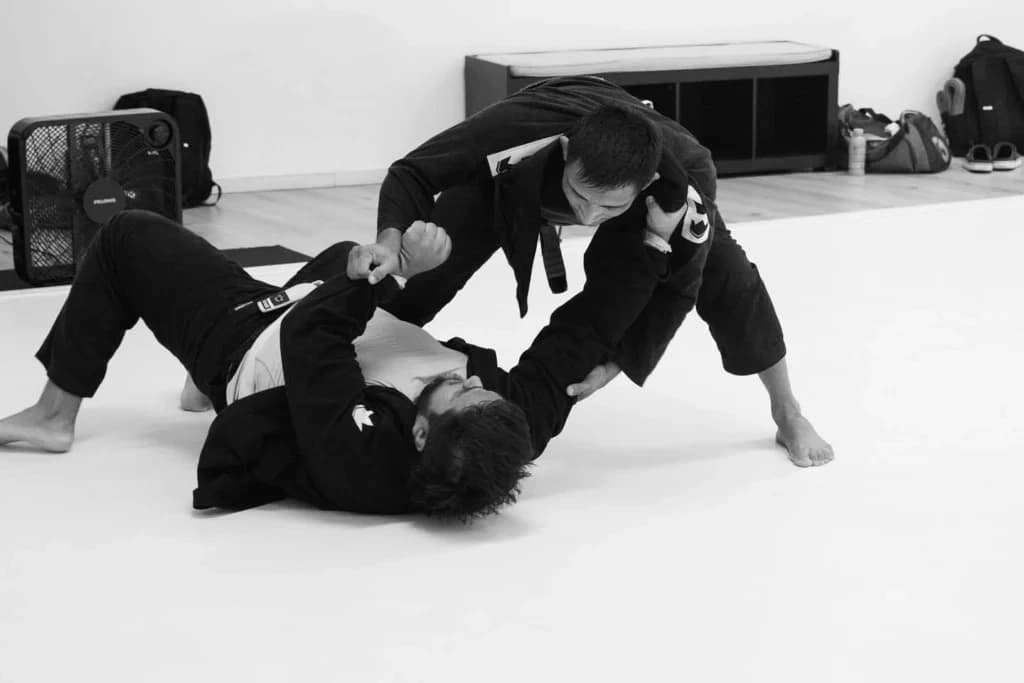 martial-arts-students-sparring